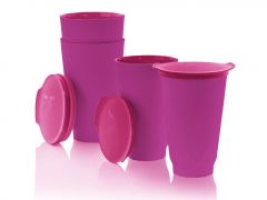 Allegra Tumblers with Seals (450ml x 4)